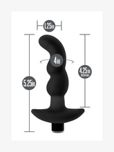 Load image into Gallery viewer, Anal Adventures - Platinum Prostate Massager 03 Black 6-Inch Vibrating Rechargeable Anal Plug