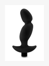 Anal Adventures -  Platinum Prostate Massager 04  Black 6.5-Inch Vibrating Rechargeable Anal Plug $39.99 USD