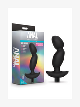 Load image into Gallery viewer, Anal Adventures -  Platinum Prostate Massager 04  Black 6.5-Inch Vibrating Rechargeable Anal Plug $39.99 USD
