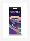 Spectra Bondage Collar & Leash - Rainbow