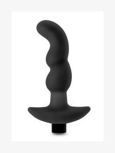 Anal Adventures - Platinum Prostate Massager 03  Black 6-Inch Vibrating Rechargeable Anal Plug