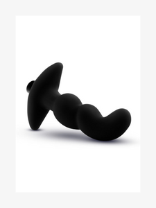 Anal Adventures - Platinum Prostate Massager 03  Black 6-Inch Vibrating Rechargeable Anal Plug