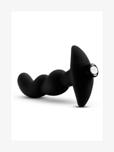 Anal Adventures - Platinum Prostate Massager 03  Black 6-Inch Vibrating Rechargeable Anal Plug